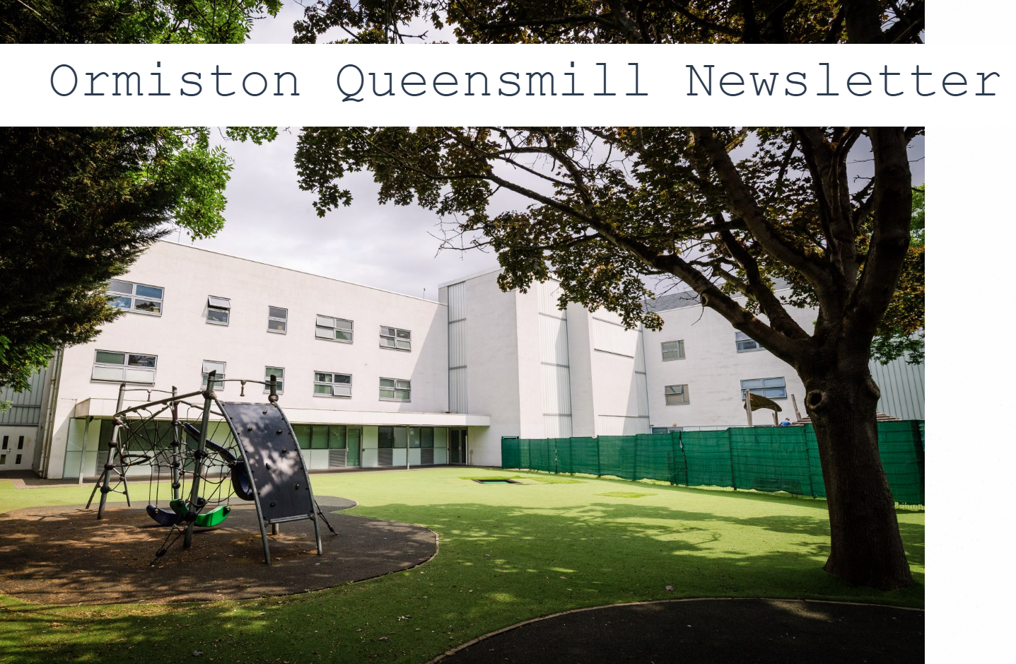 Ormiston Queensmill Newsletter